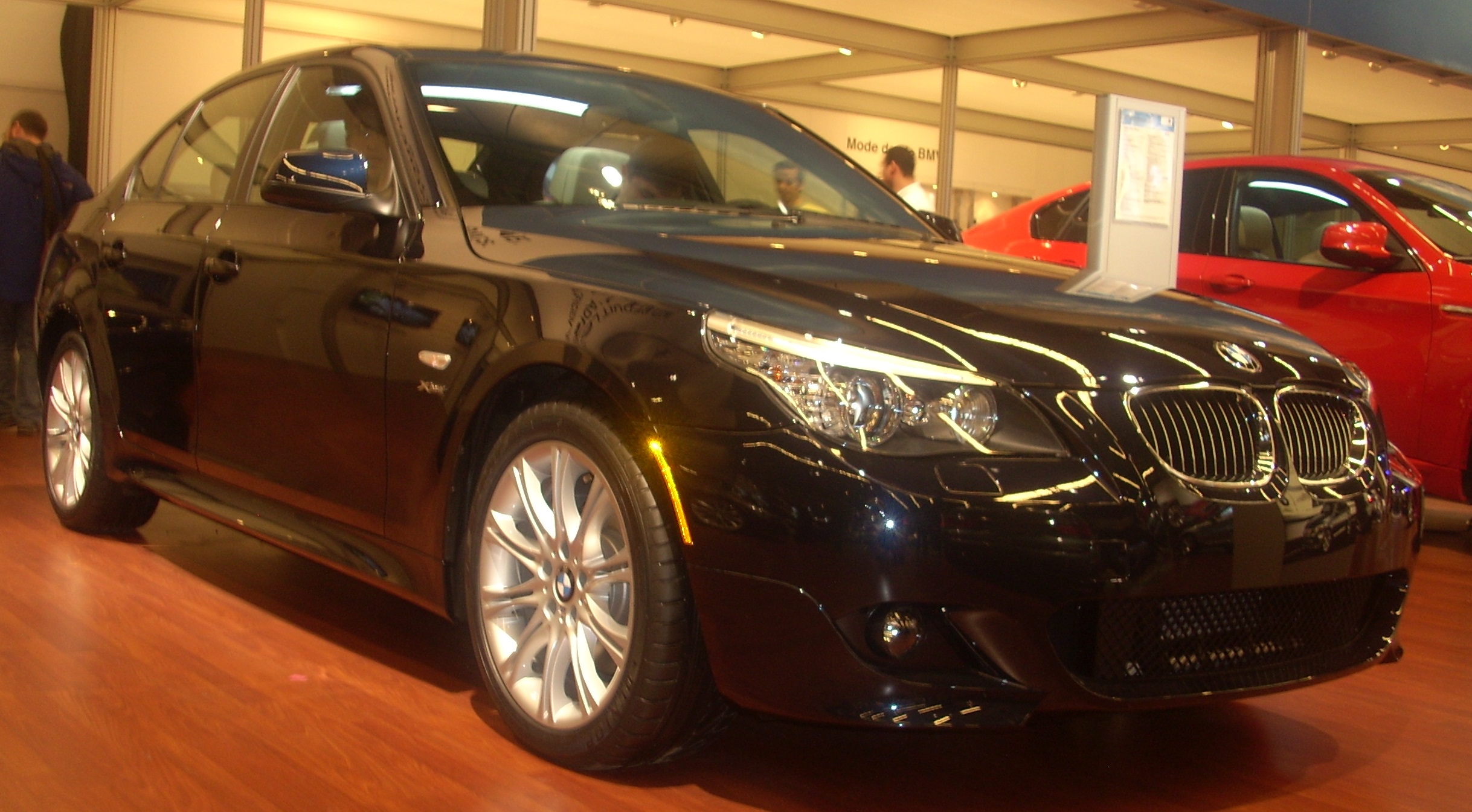 2010 BMW 5-Series photographed in Montreal, Quebec, Canada at the 2010 Montreal International Auto Show.